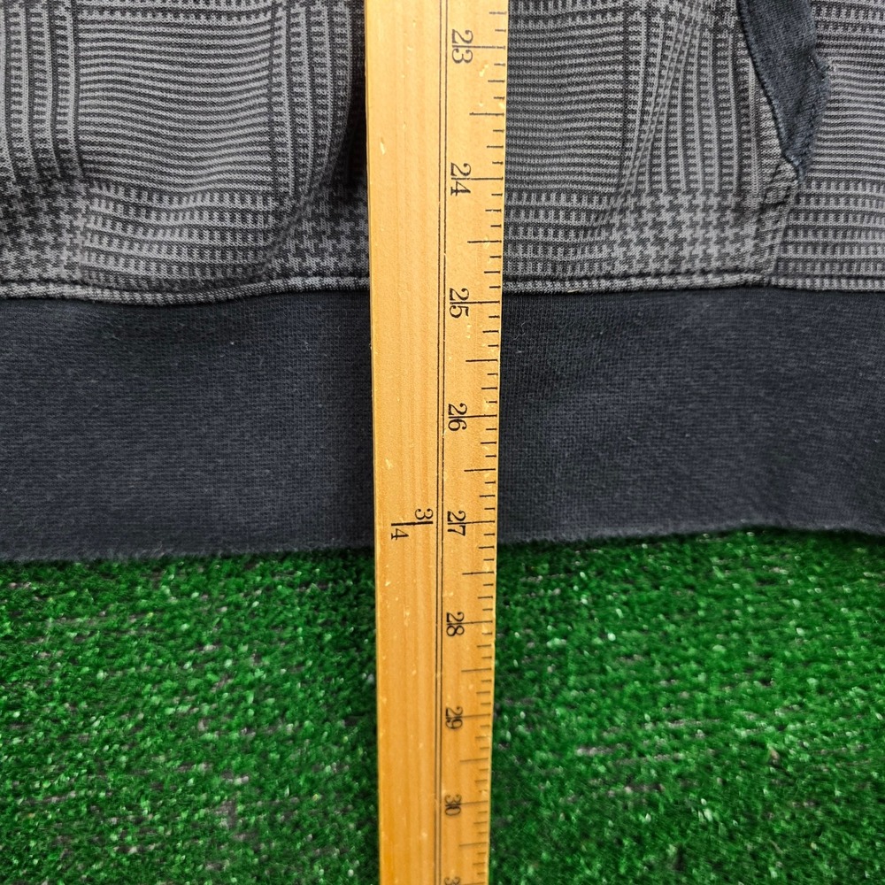 Express Hoodie Sweatshirt Mens Large Black Gray Pullover Long Sleeve Casual - Picture 8 of 11